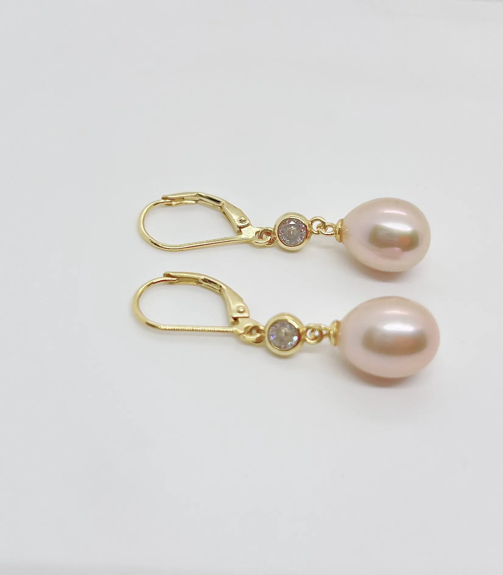 10-12mm French Style Hook Earrings