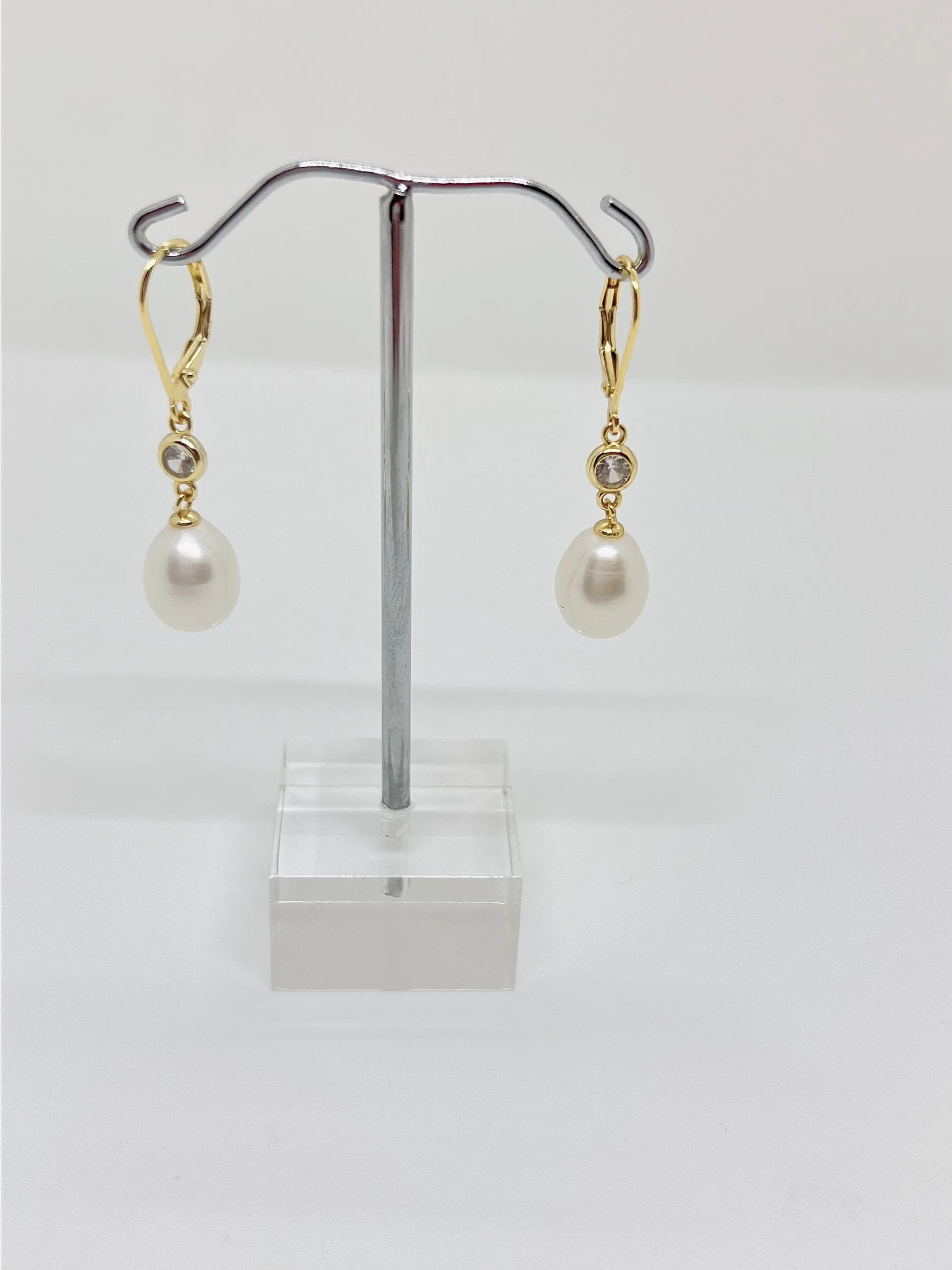 10-12mm French Style Hook Earrings