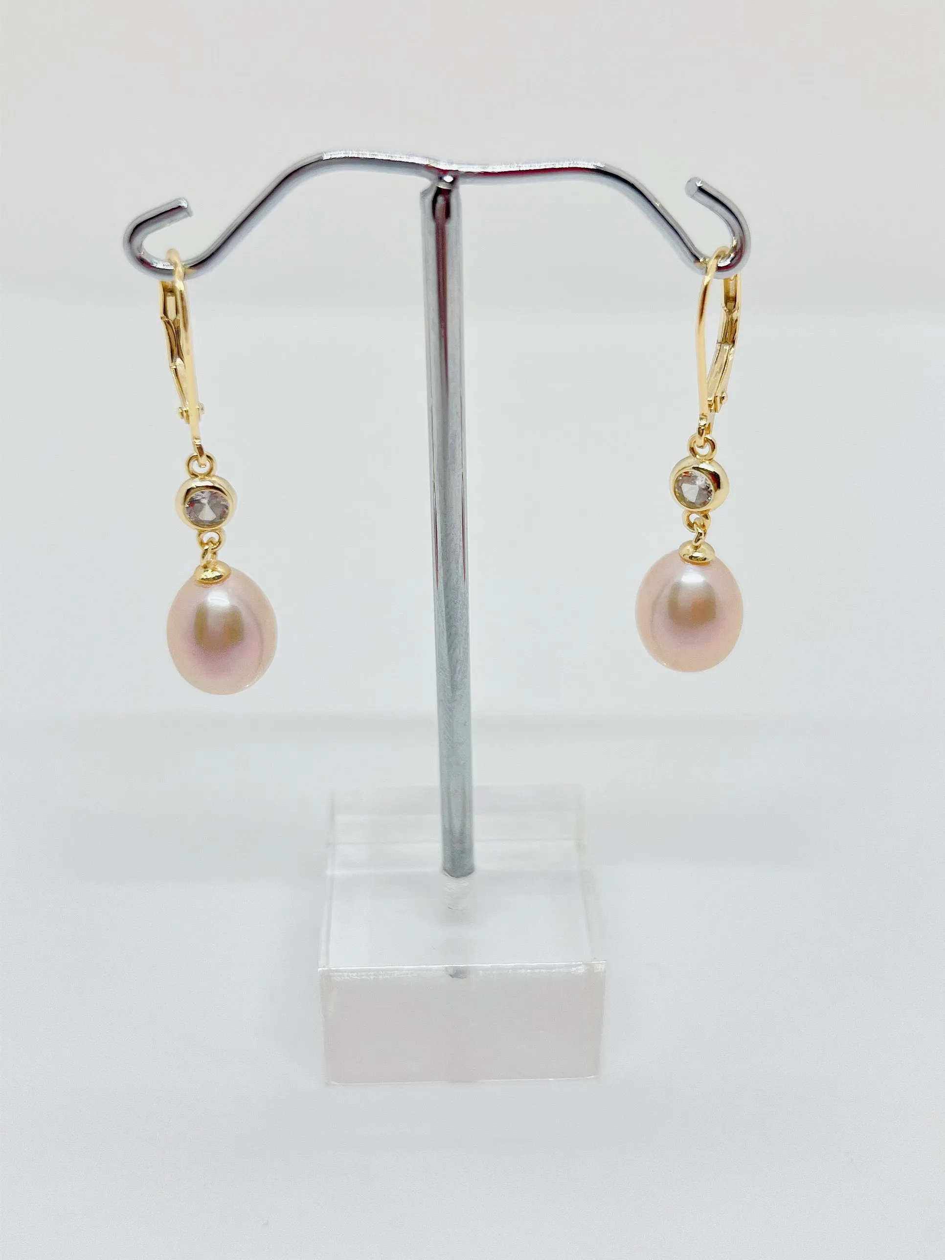 10-12mm French Style Hook Earrings