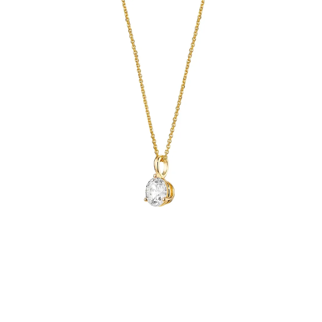 18K Gold Baby Diamond Necklace