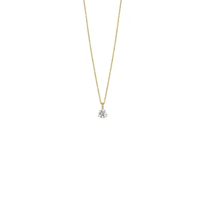 18K Gold Baby Diamond Necklace