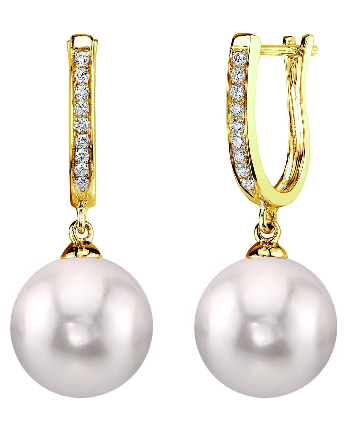 Akoya Pearl & Diamond Kim Earrings