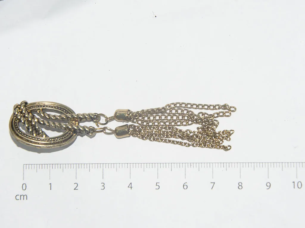 Antique Silver Designer Brooch