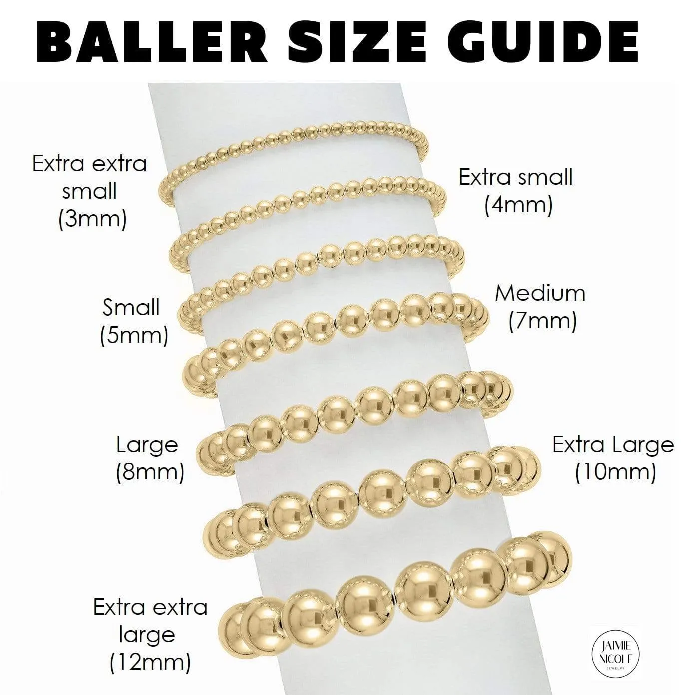 Baller | Medium Gold   Silver Bracelet