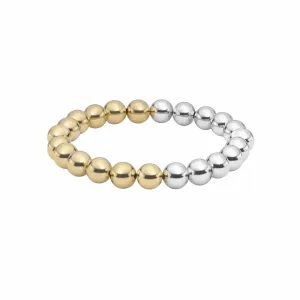 Baller | Medium Gold   Silver Bracelet