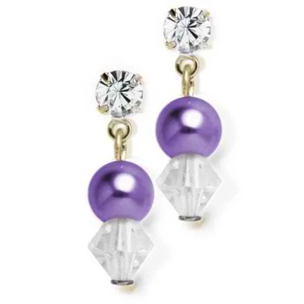 Bella Colored Pearl Earrings