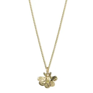 Bumble-Bee Solid Gold Necklace