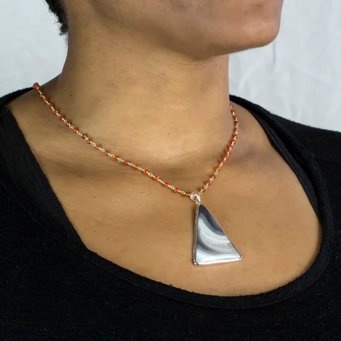 Carnelian Beaded Necklace