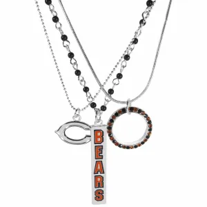 Chicago Bears Trio Necklace Set