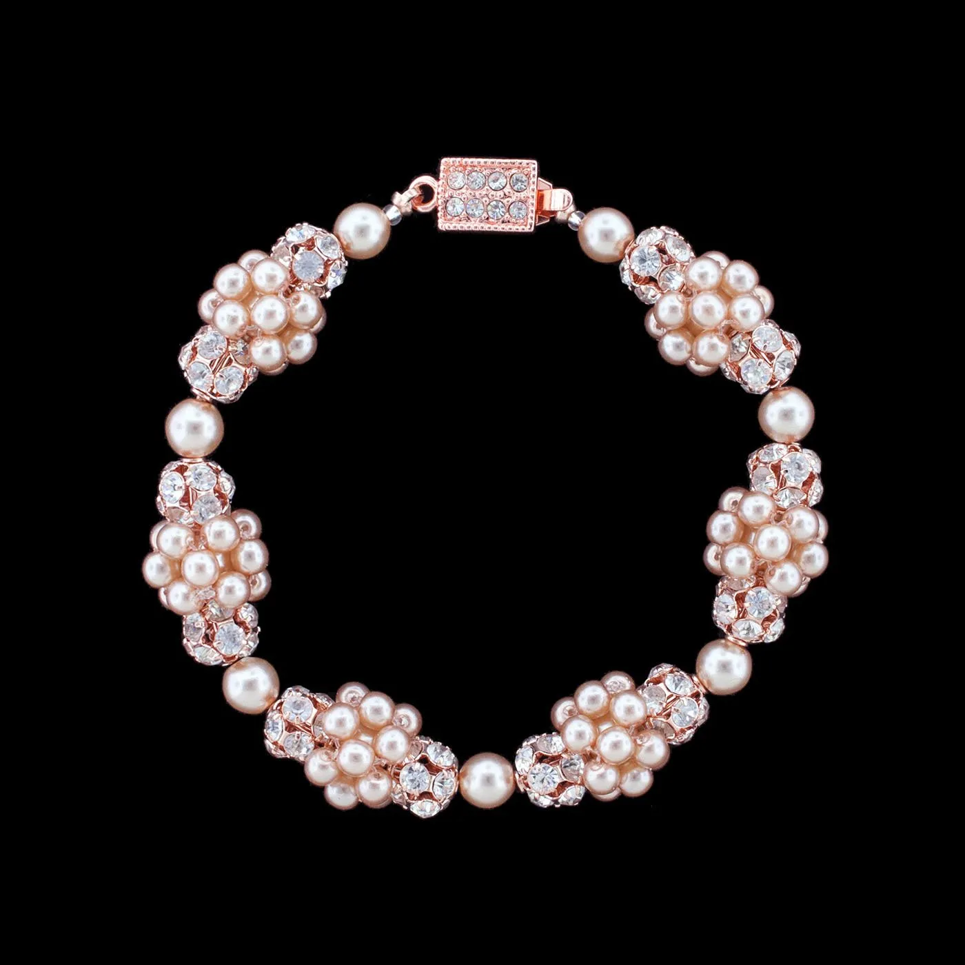 Clustered Pearl Bracelet