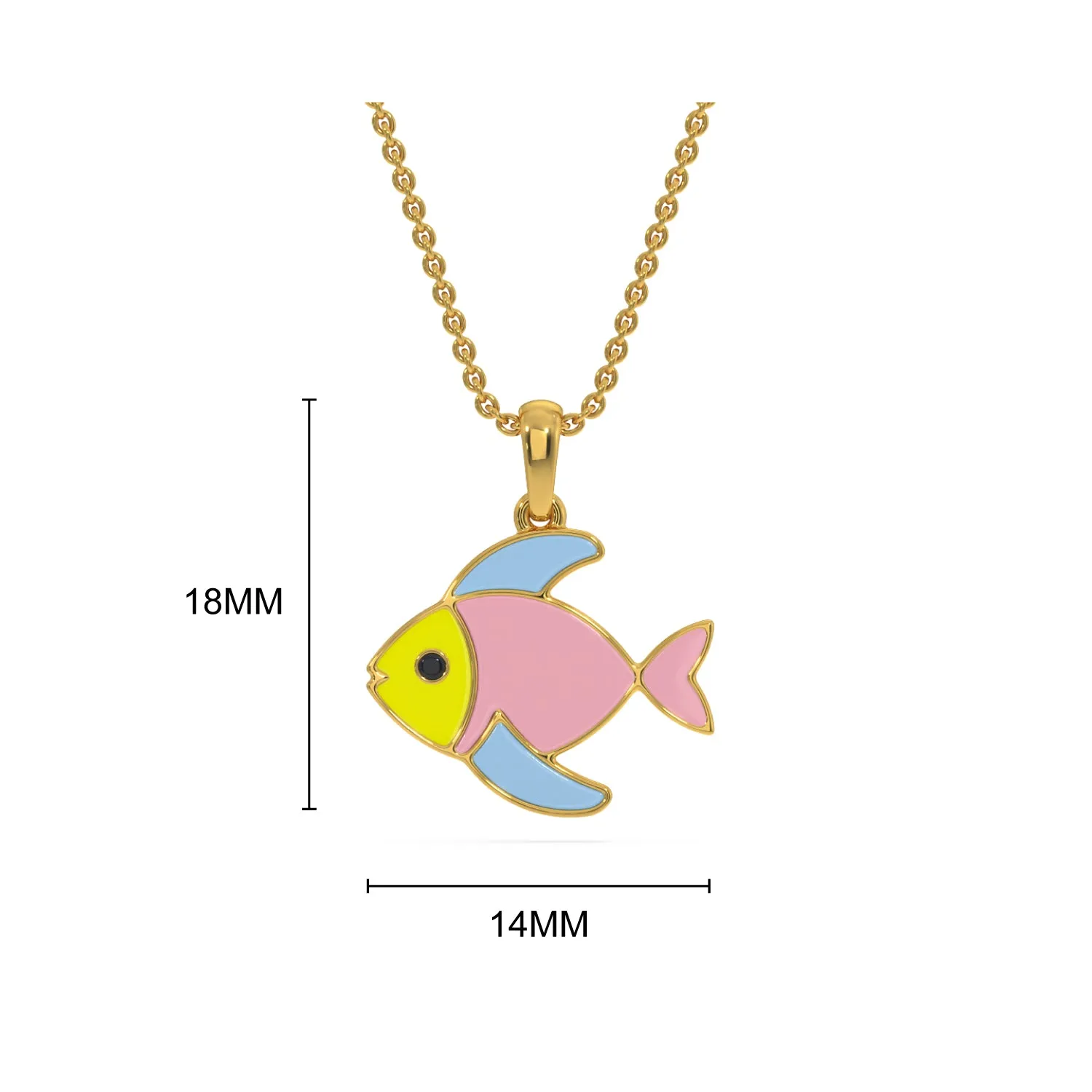 Colorful Fishy Kids Pendant