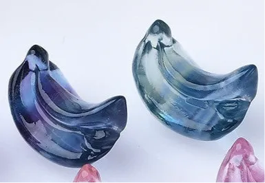 Colorful Fluorite Mini Carved Banana