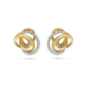 Contour Signature Diamond Ear Clips