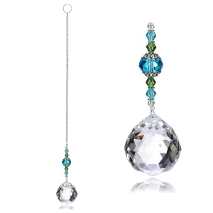 Crystal Ball Suncatcher Clear Glass Hanging Prism Pendants | Jovivi