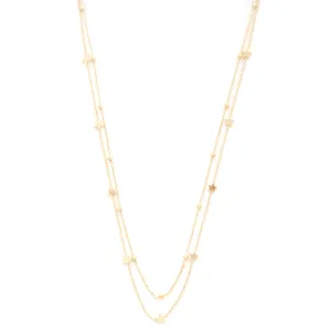 Dainty Star Charm Beaded Layered Necklace