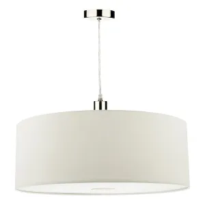 Dar Ronda 60cm Easy Fit Pendant White