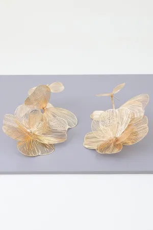 Delicate Flower Drop Earrings