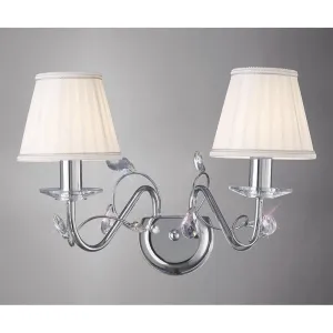 Diyas IL31212 Willow Wall Lamp Polished Chrome/crystal