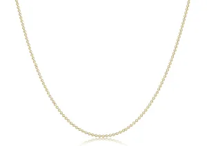 enewton choker classic beaded chain - gold