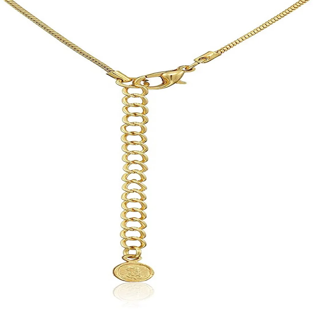 Estele Pearl Gold Plated Elegant Pendant Set