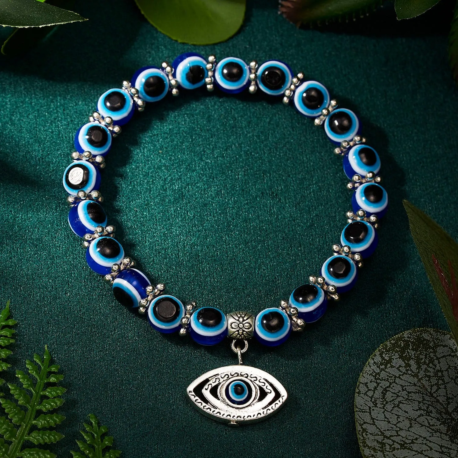 Evil Eye Handmade Beaded Bracelet