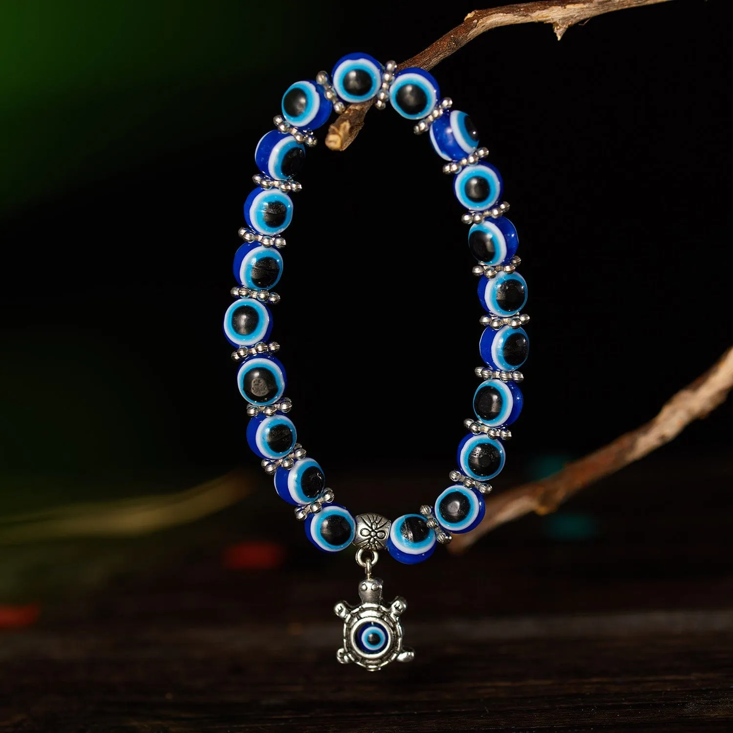 Evil Eye Handmade Beaded Bracelet