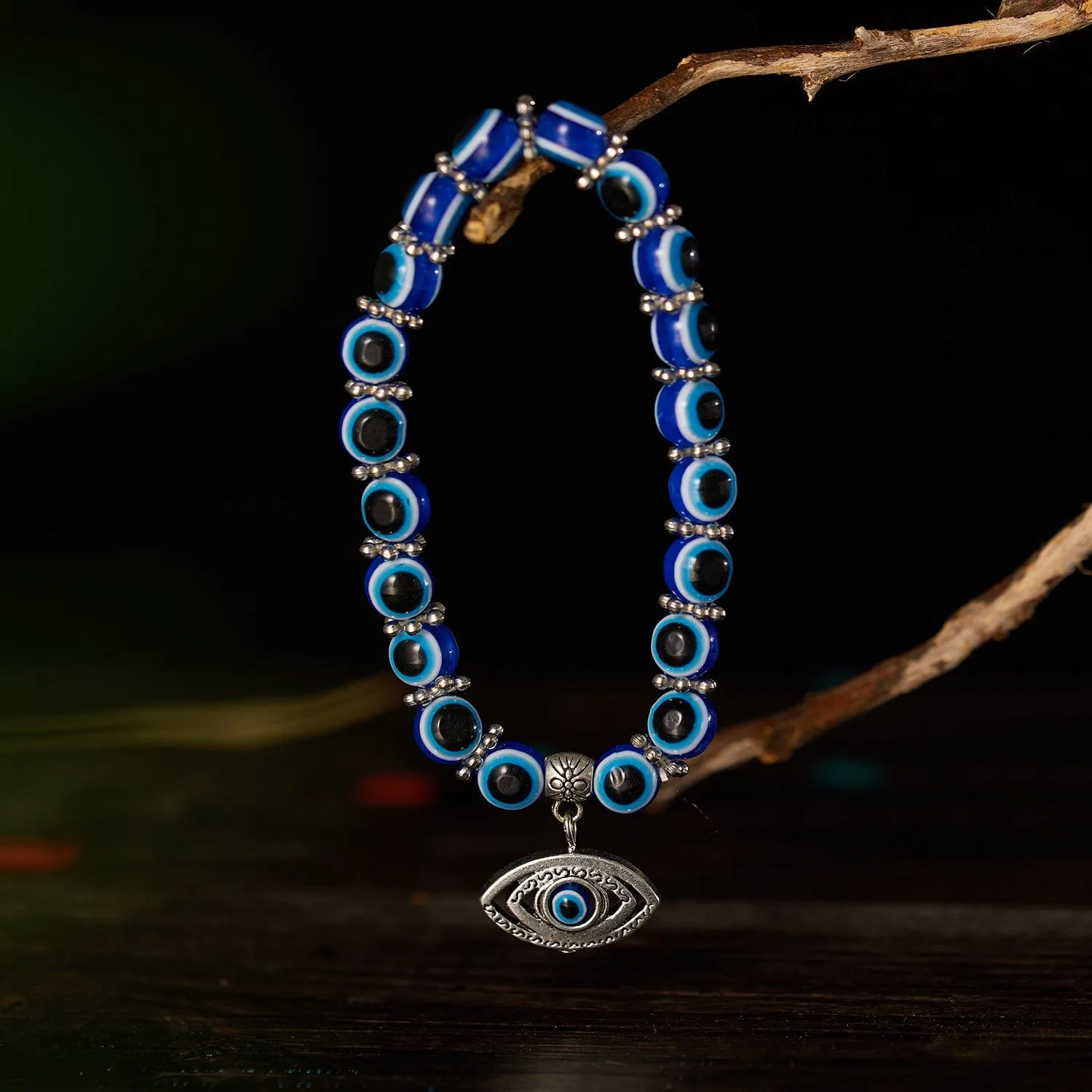 Evil Eye Handmade Beaded Bracelet