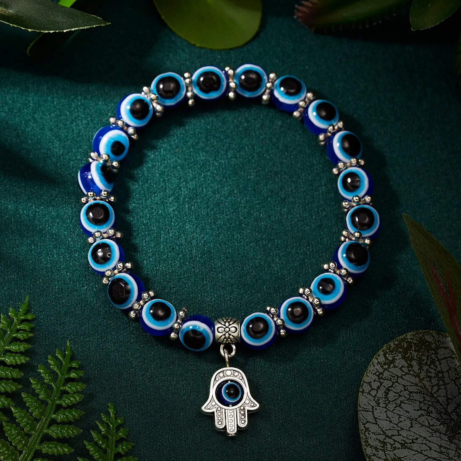 Evil Eye Handmade Beaded Bracelet