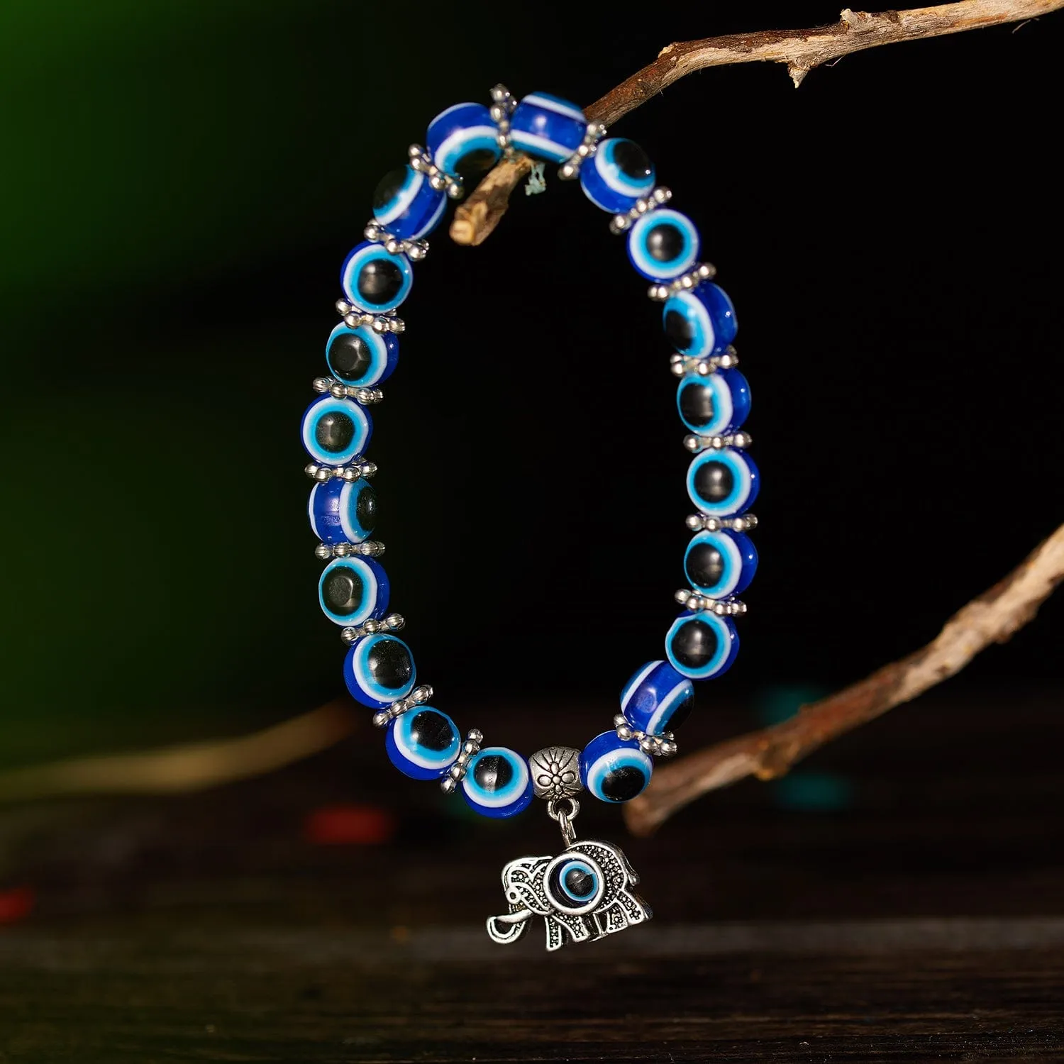 Evil Eye Handmade Beaded Bracelet