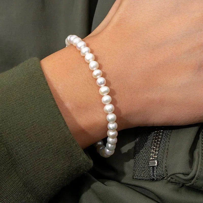 Fashion Pearl Handmade Chain Bracelet