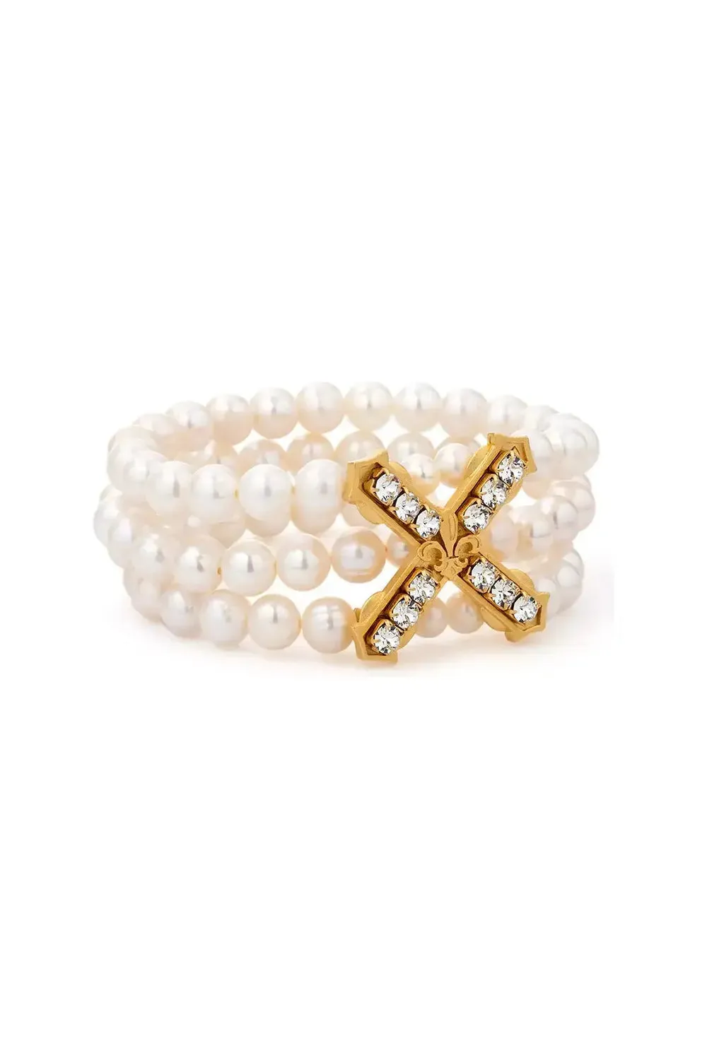 French Kande Bracelet The Leslie Bracelet | TR767-X Pearl