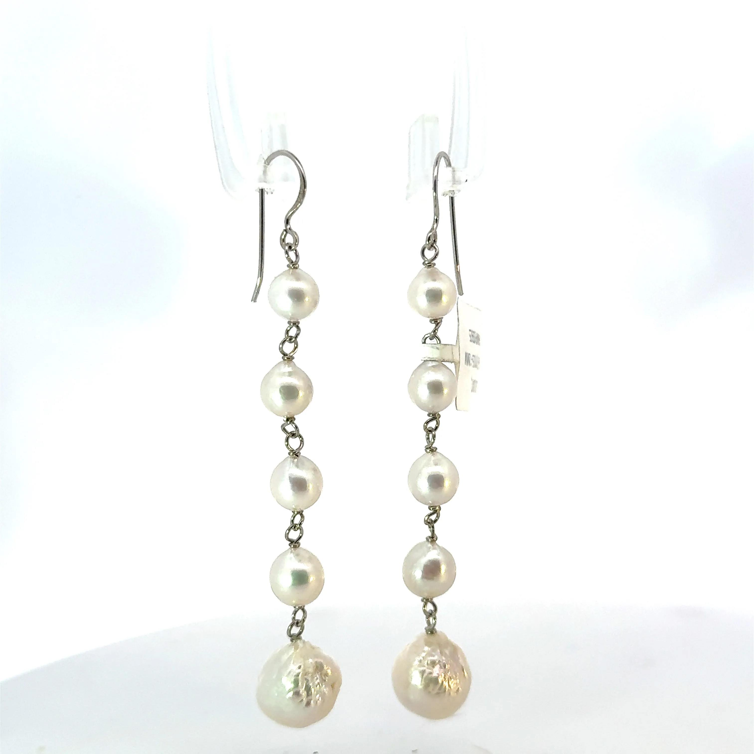 Freshwater Pearl Long Earrings