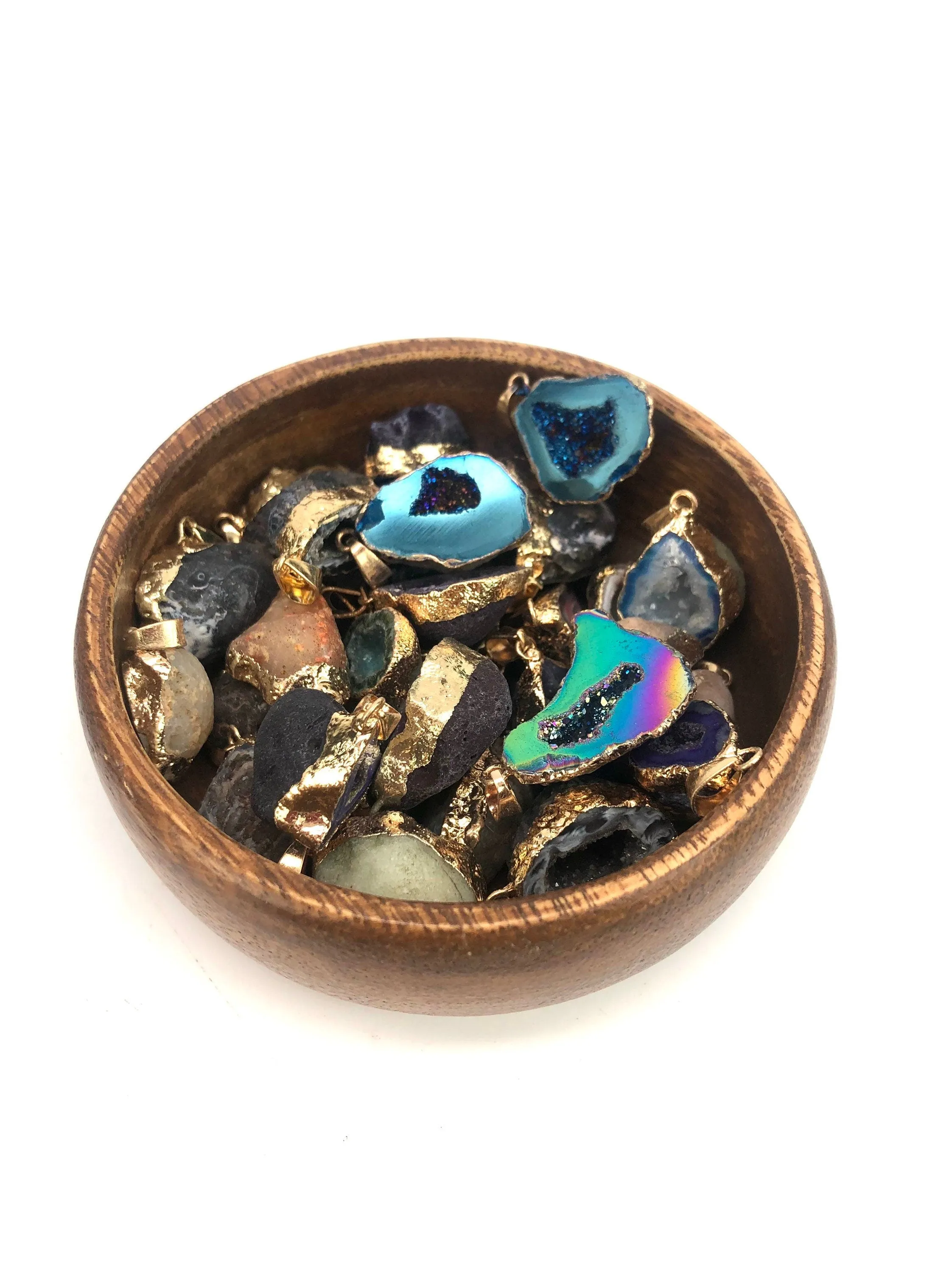 Geodes W/Gold Plating Sku#Q02