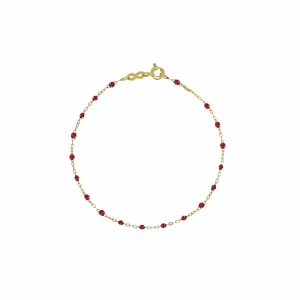 Gigi Clozeau Classic Yellow Gold Bracelet in Cherry