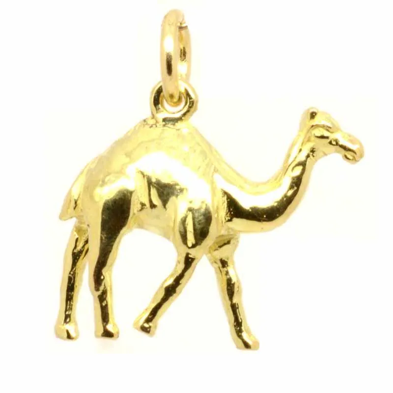 Gold Camel Charm