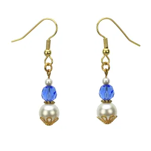 Gold September Birthstone Earrings