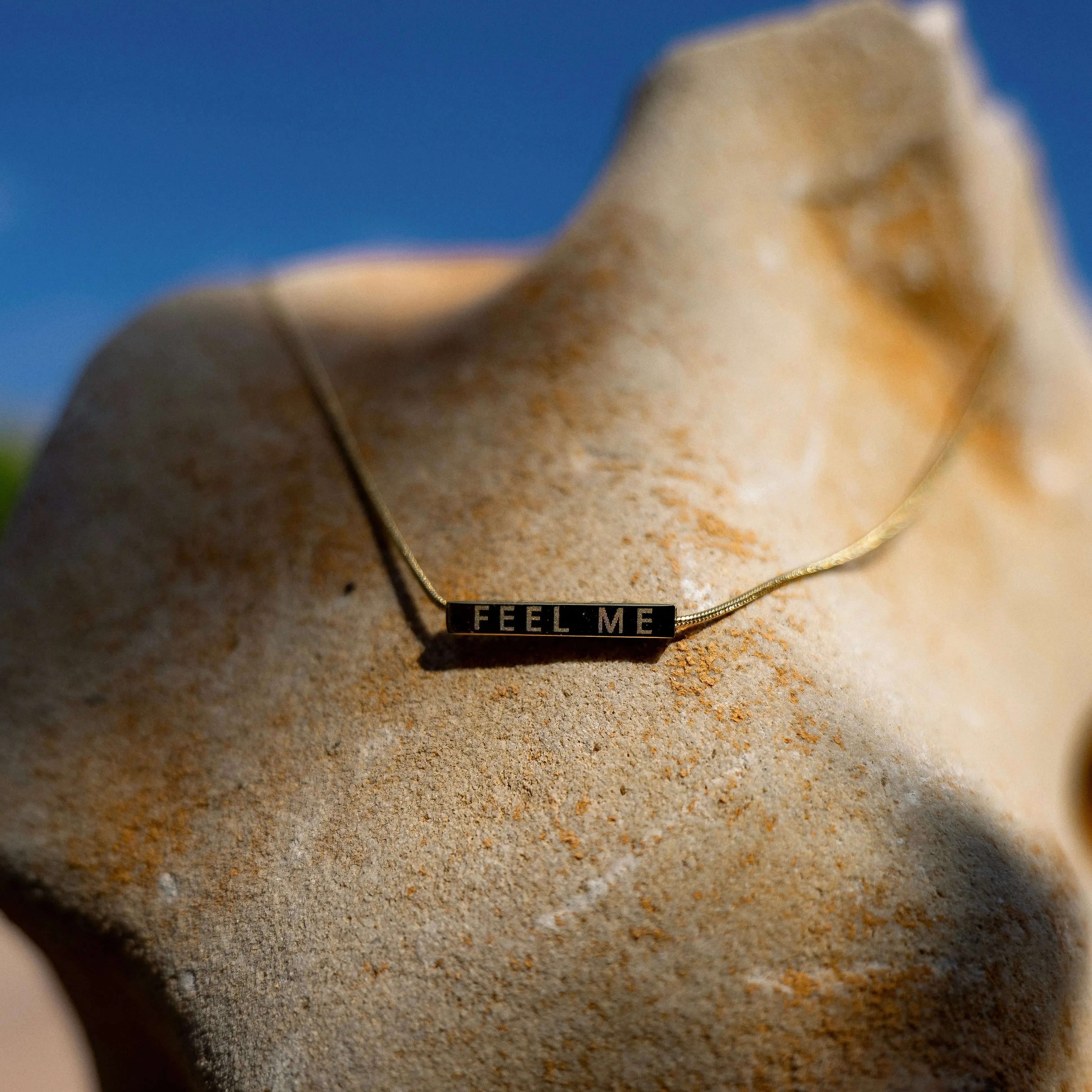 Horizontal Gold Necklace