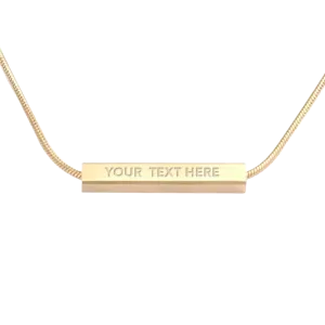 Horizontal Gold Necklace