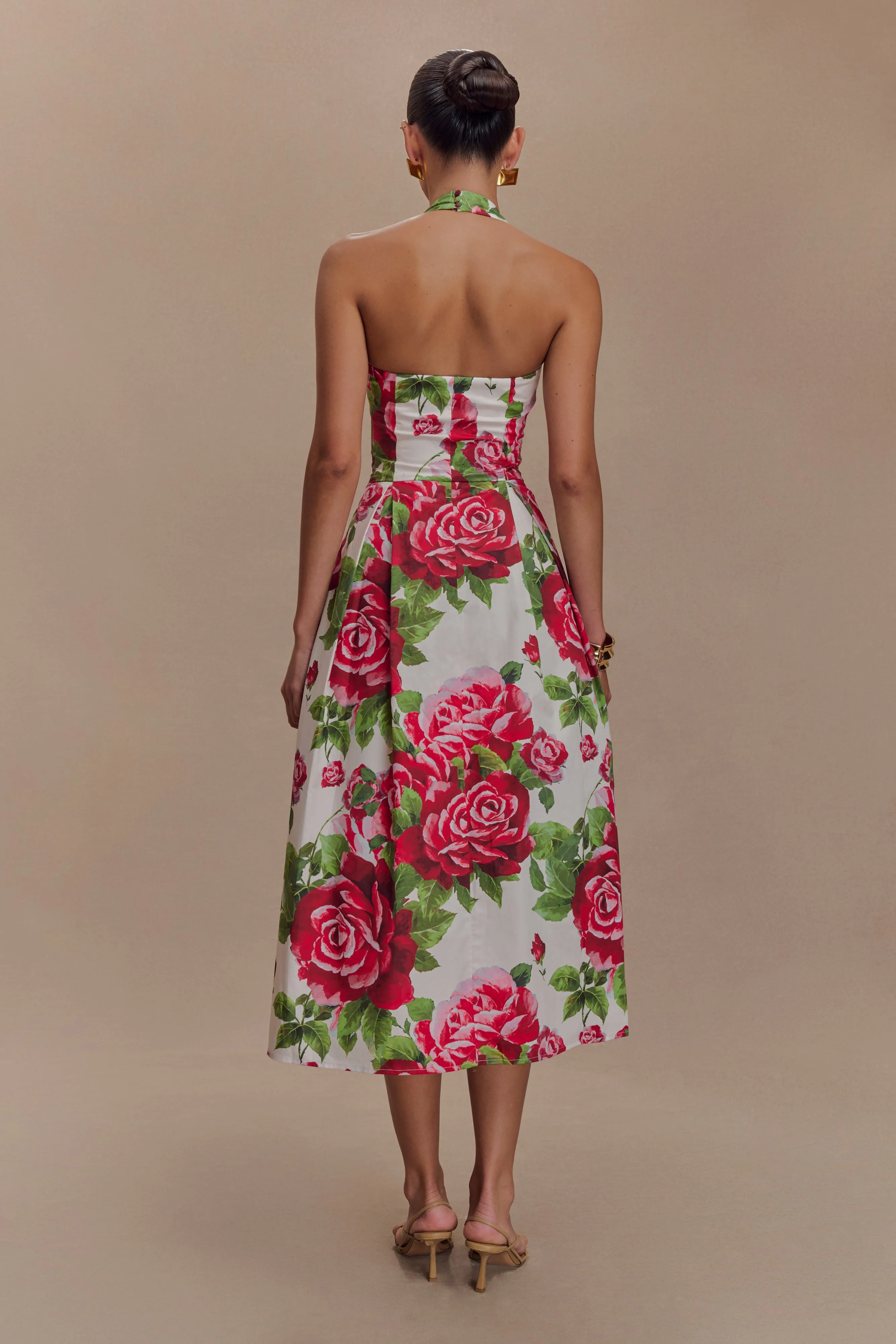 Juana Halter Midi Dress - Sonia Rose Print