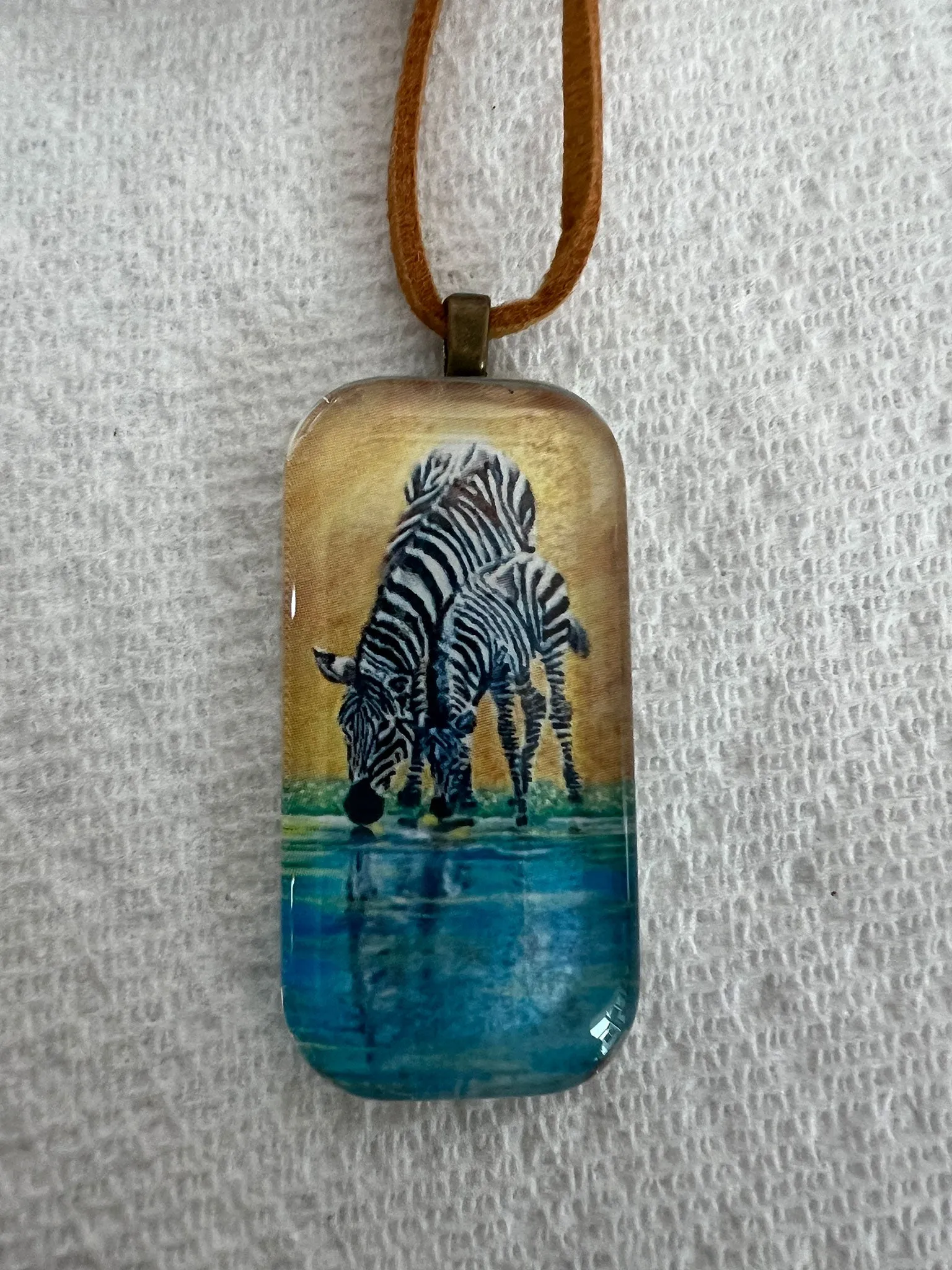 KMC Colorful Miniature Art Print Pendants