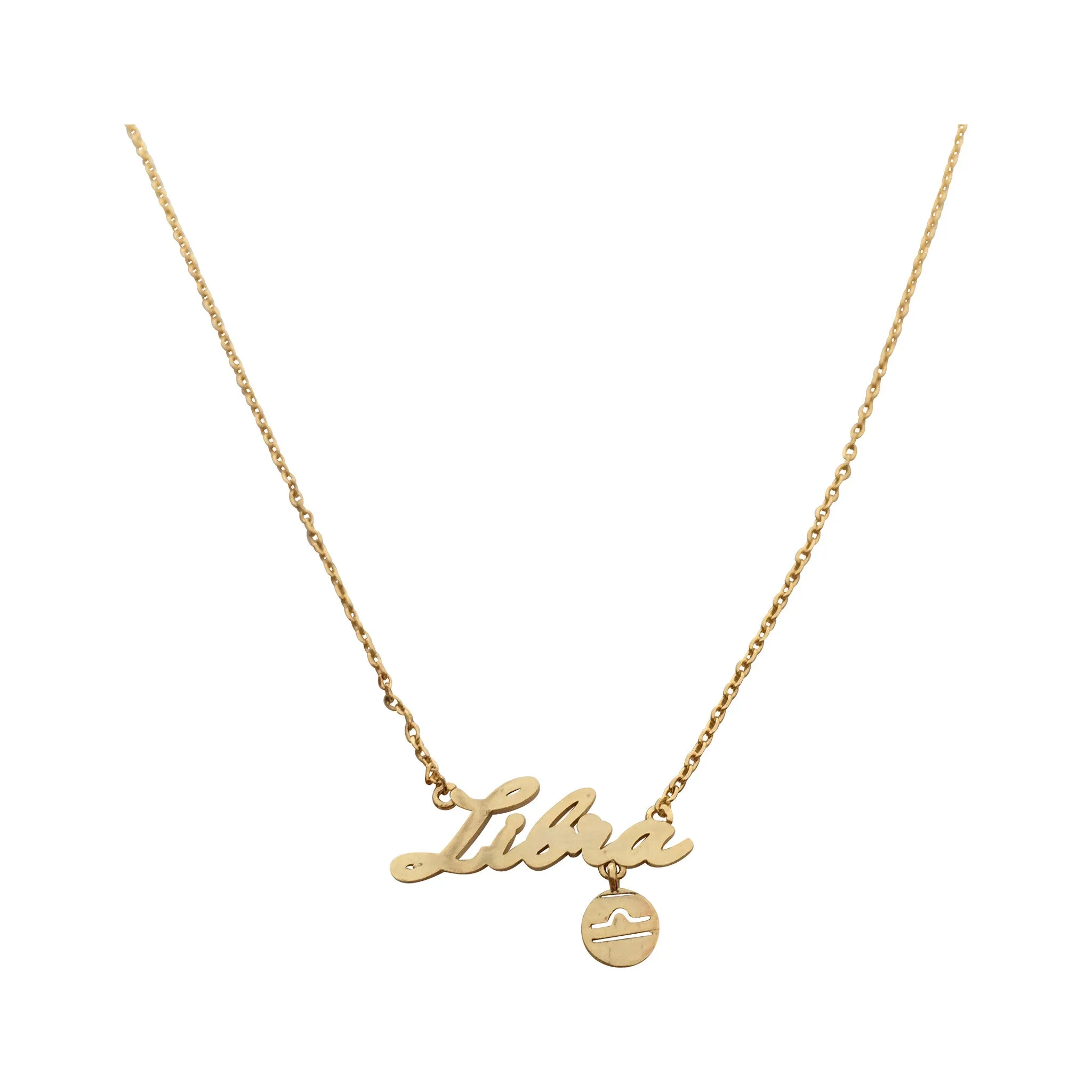 Leo Zodiac Necklace (gold)