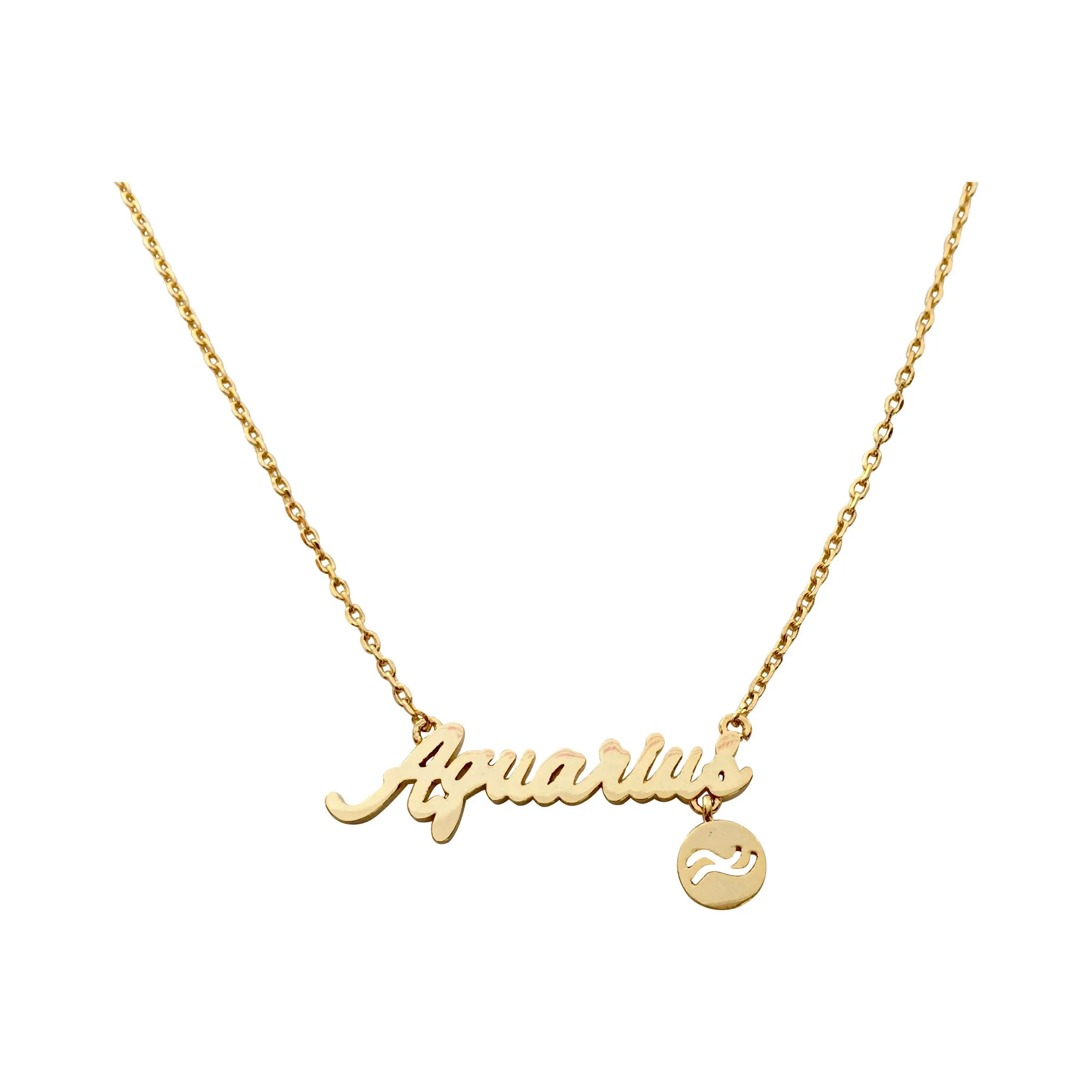 Leo Zodiac Necklace (gold)