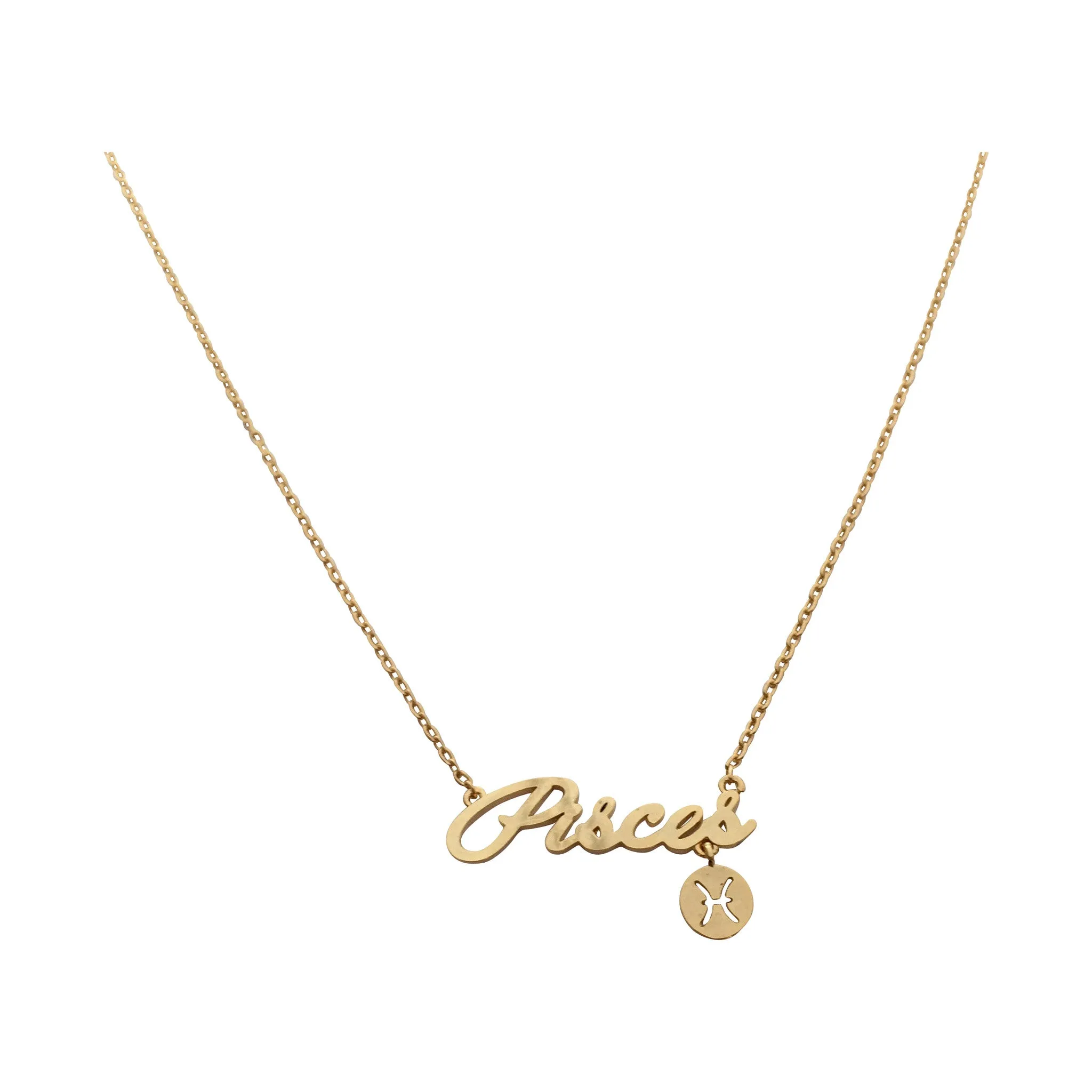 Leo Zodiac Necklace (gold)