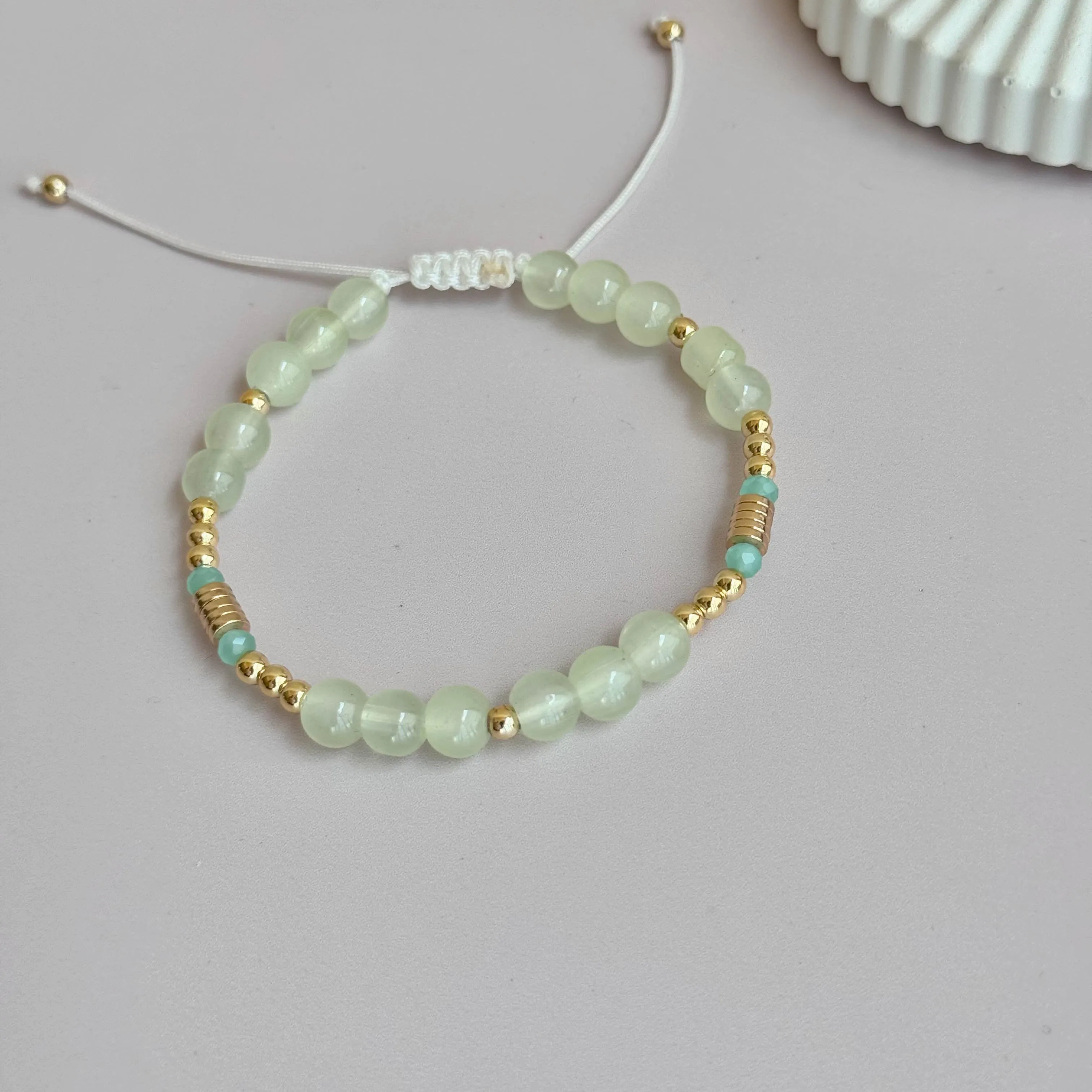 Light Green Beads Bracelet