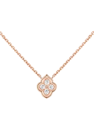 Luce - 4 Diamond Rose Gold Pendant