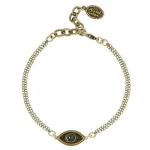 Michal Golan Hematite Evil Eye Bracelet