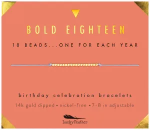 Milestone Birthday Bracelet - Eighteen