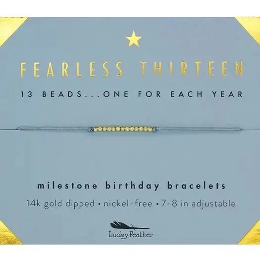 Milestone Birthday Bracelets