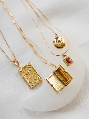 Nuance Locket Pendant Necklaces