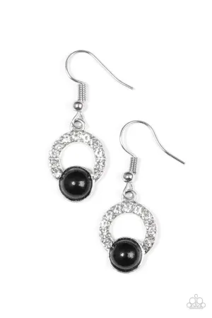 Paparazzi Earring ~ A Win-Win - Black